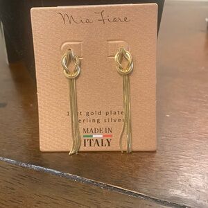 Mia Fire 18K gold plated earrings